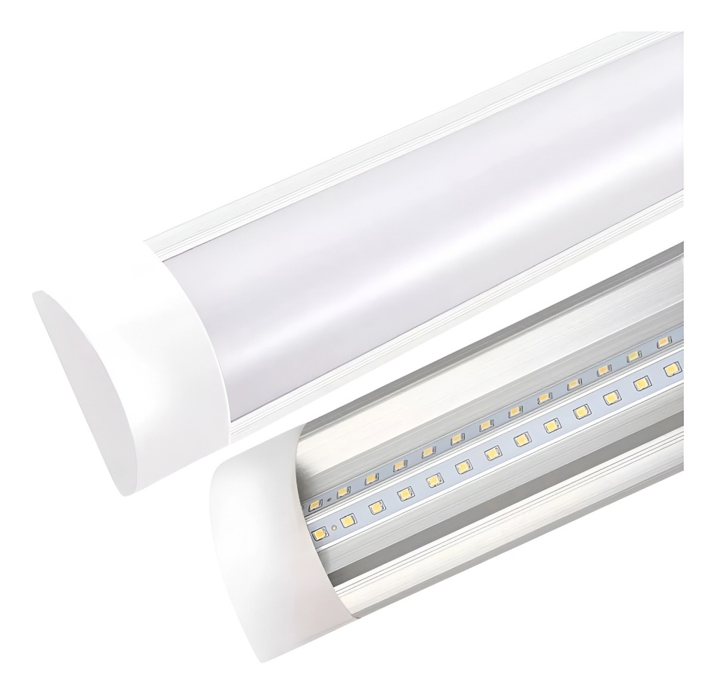 Artefacto Tubo De Luz Led Integrado Chato 1.20 M-36w