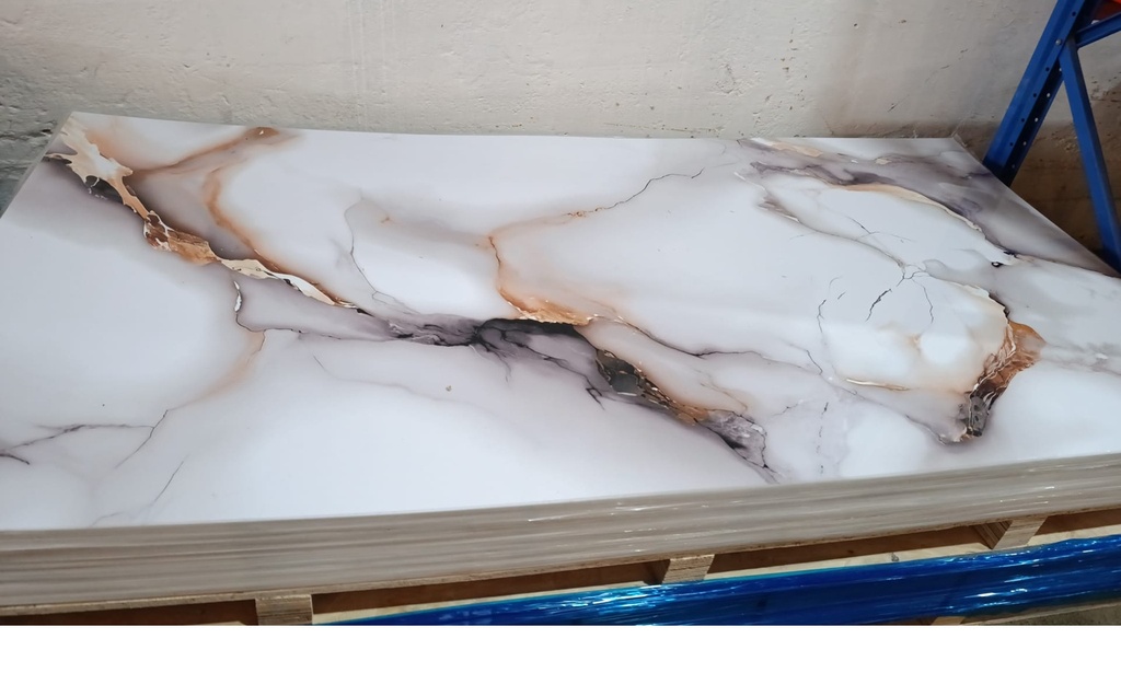 [H25347] Placa Pvc (H25347) Marmol UV 1.22 x 2.44 m