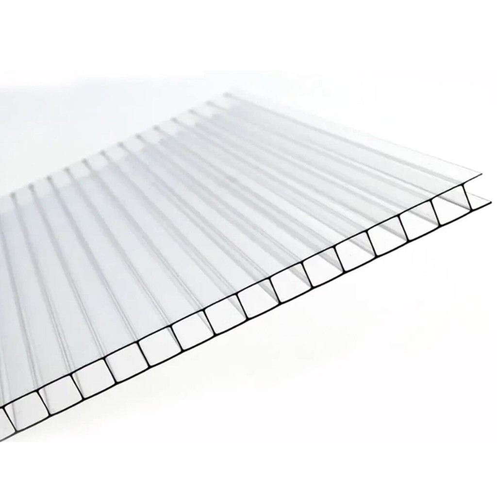 Placa de policarbonato 2,1 x 12m - 8mm (Transparente)