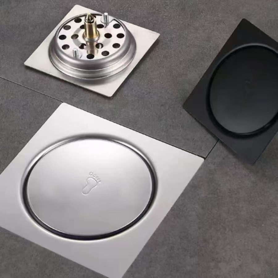 Desague de piso 10x10 Plateado (Plateado)